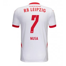 RB Leipzig Antonio Nusa #7 Hemmakläder 2024-25 Kortärmad